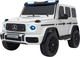 Електричний автомобіль для дітей Ramiz Mercedes Benz G63 AMG Strong Білий (5903864943016) - зображення 3