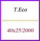 Термоэтикетка Teco 40мм х 25мм 2000 шт белая - изображение 3