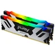 Модуль пам'яті для комп'ютера DDR5 32GB (2x16GB) 6400 MHz Renegade Silver RGB Kingston Fury (ex.HyperX) (KF564C32RSAK2-32) - изображение 2