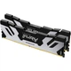 Модуль пам'яті для комп'ютера DDR5 32GB (2x16GB) 7600 MHz Renegade Silver XMP Kingston Fury (ex.HyperX) (KF576C38RSK2-32) - изображение 2