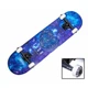 Скейтборд Fish Heart Blue 79x20 см 9-шаровий клен синій - изображение 1