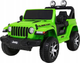 Samochód terenowy elektryczny dla dzieci Ramiz Jeep Wrangler Rubicon Zielony (5903864904963) - obraz 1