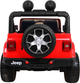 Електричний позашляховик для дітей Ramiz Jeep Wrangler червоний (5903864906844) - зображення 4