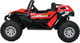 Buggy elektryczny dla dzieci Ramiz Clash Czerwony (5903864913729) - obraz 4