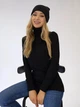 В'язана шапка біні Лопата NEW One-size Темно-сірий - зображення 8