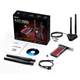 Бездротова ігрова мережна карта Fenvi FV-AXE3000 WiFi 6E AX210 5374 Мбіт/с RGB Чорний (1013-522-00) - зображення 14