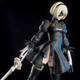 Аниме фигурка 27 см NieR: Automata 2B статуэтка с мечом из видеоигры, очень большая красивая - изображение 2