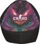 Кресло Груша CS GO Hyper Beast Цвет: Черный, Размер: L - изображение 4