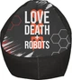 Кресло Груша Love Death and Robots 6 Цвет: Черный, Размер: L - изображение 4