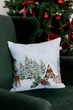 Новогодняя декоративная подушка Squirrel Олени ПРОВАНС, 45х45см 041931 - изображение 1