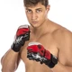 Перчатки для смешанных единоборств MMA на липучке размер S Полиуретан Zelart черный-красный BO-1319 - изображение 6