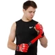 Перчатки для смешанных единоборств MMA на липучке размер S Полиуретан Zelart красный BO-3207 - изображение 9