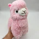Мягкая Плюшевая Игрушка Plush Альпака Лама 35 см Розовая (9249) - изображение 8