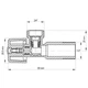 Кран для підключення сантехприладів Koer 1/2x3/4 (KR.511) (KR0102) - зображення 2