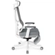 Крісло Mealux S6 Air Fabric Grey White (арт. HF-S6 F/GW) - зображення 12