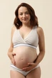 Бюстгальтер-топ для вагітних та годування Comfort Бежевий Znana Mama XL - изображение 1