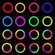 Профессиональная кольцевая лампа RGB 45см модель 3D J45 с пультом дистанционного управления и штативом - изображение 4