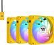 Zestaw wentylatorów Thermaltake CT140 EX Reverse ARGB Sync (3-Fan Pack) Bumblebee (CL-F227-PL14BB-A) - obraz 1