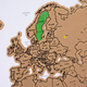 Mapa świata Homla Kesdo 60 x 40 x 2 cm (5906496705335) - obraz 4