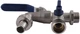Кран шаровой для полива Selba SL4086 1/2"x3/4"x1/2" - изображение 3