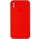 Чохол Silicone Premium case з захистом камери для iPhone X та iPhone XS Full Camera Protective red 0018 - изображение 1