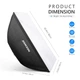 Прямоугольный софтбокс NEEWER SB-BW6090 60x90 см с креплением Bowens - изображение 2