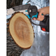 Акумуляторна ланцюгова міні пила 8 дюймів 48V 2 акумулятори Chain Saw електропила гілкоріз для обрізання дерев і розпилу дров в кейсі - зображення 8