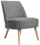 Krzesło HOMLA 895901 SOAL 57 x 69 x 76 cm Szare (5904183895901) - obraz 1
