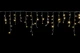 Уличная светодиодная гирлянда Бахрома 408 LED Тепло-Белая, 12 х 0,6 х 0,4 х 0,3 м, белый провод ww.02.6W.408+ - изображение 1