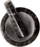 Ступка кухонна Homla Marble мармурова Чорна 12 см (5904183854199) - зображення 2