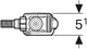 Впускной клапан Geberit Type 333 (136.724.00.3) 3/8" (1/2") с боковым подводом - изображение 3