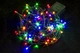 Гирлянда светодиодная нить на елку Мульти 7м. 100 Led от сети черный провод - изображение 1
