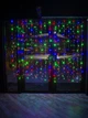 Гірлянда Штора 2х2 м на вікно Різнокольорова світлодіодна 240 LED інтер’єрна Laplandia від мережі (m.03.5Т.240+) - зображення 4