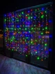Гірлянда Штора 2х2 м на вікно Різнокольорова світлодіодна 240 LED інтер’єрна Laplandia від мережі (m.03.5Т.240+) - зображення 5