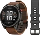 Смарт-годинник Garmin Fenix 8 Pro 47 mm AMOLED Carbon Gray DLC Titanium with Chestnut Leather Band (010-03198-40) - изображение 1