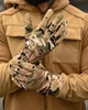 Зимние перчатки Softshell Мультикам ветронепроницаемые водоотталкивающие теплые L - изображение 1