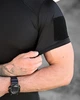 Тактическая мужская потоотводящая футболка samuray Cooltuch black M чёрная - изображение 7
