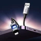 Кабель для зарядки та передачі даних HOCO U144, USB-A – Lightning, 2.4A, 1.2 м - зображення 4