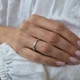 Серебряное кольцо Дорожка с белыми камнями 16 размер серебро 925 пробы Родированное лк0019р 1.03г - изображение 8