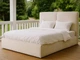 Ліжко-подіум двоспальне DelhiNew Design Comfort 160*200см З підйомним механізмом та нішою для білизни Молочний - изображение 4