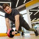 Ролик для пресса двойной Gymtek красный - изображение 7