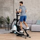 Орбитрек Hop-Sport HS-250CF Jucon черно-синий - изображение 3