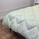 Одеяло полуторное стеганое зимнее из бамбукового волокна Leri Max 21528 145х210 см салатовое - изображение 5