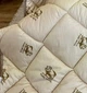 Одеяло двуспальное стеганое зимнее из искусственной шерсти Leri Max Pur Wool 21473 180х210 см коричневое - изображение 3