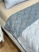 Одеяло полуторное двустороннее летнее из холофайбера Leri Max 21538 150х210 см графитовое - изображение 10