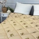 Одеяло полуторное стеганое зимнее из искусственной шерсти Leri Max Pur Wool 21469 150х210 см коричневое - изображение 1