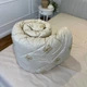 Одеяло двуспальное стеганое зимнее из шерсти Leri Max Pure Wool 21501 180х210 см бежевое - изображение 2