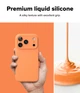 Чехол Ringke Silicone Magnetic для iPhone 17 Pro Tangerine (SIMG1088E91) - изображение 5