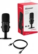 Микрофон HyperX SoloCast USB конденсаторный, кардиоидный, кнопка отключения звука, черный (HX-MICSC-BK) - изображение 2