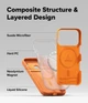 Чехол Ringke Silicone Magnetic для iPhone 17 Pro Tangerine (SIMG1088E91) - изображение 3